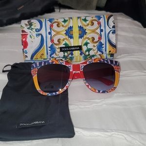 Dolce & Gabbana Floral Sunglasses